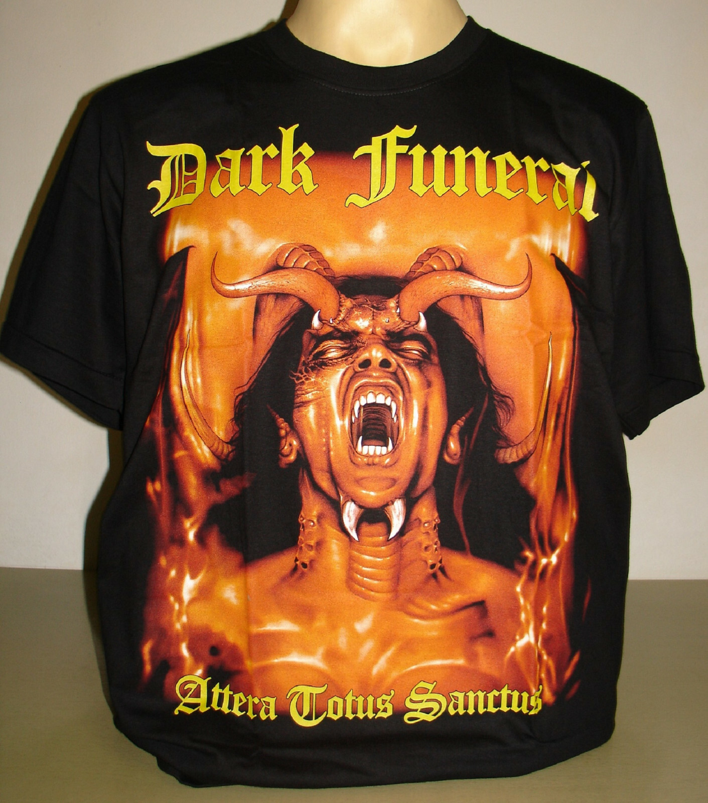 DARK FUNERAL 「ATTERA TOTUS SANCTUS」 Dark Funeral Attera Totus Sanctus T-Shirt Size S M XL 2XL