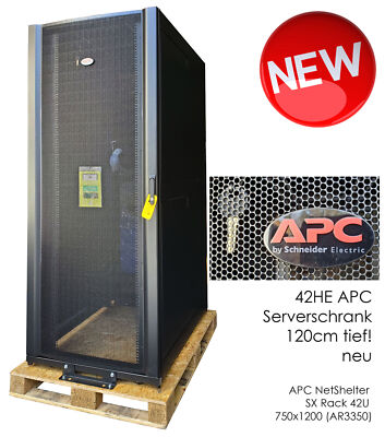Luxury Server Cabinet APC AR3350 NetShelter SX 48cm 19'' 42U Very Deep 120cm New!