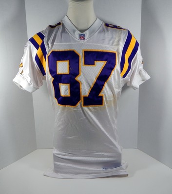 1997 Minnesota Vikings Hunter Goodwin #87 Game Issued White Jersey