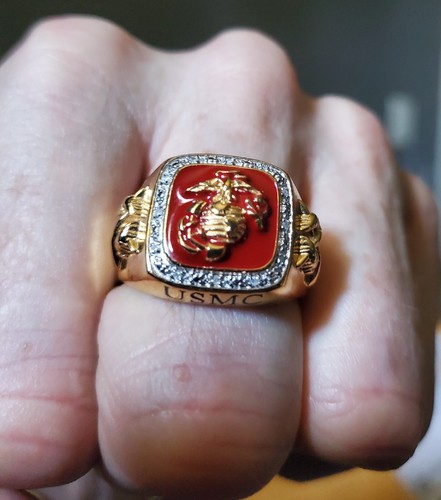 ダンベリーミント アメリカ海兵隊 US Marines ミリタリーリング 14K ダンベリーミント アメリカ海兵隊 US Marines ミリタリーリング