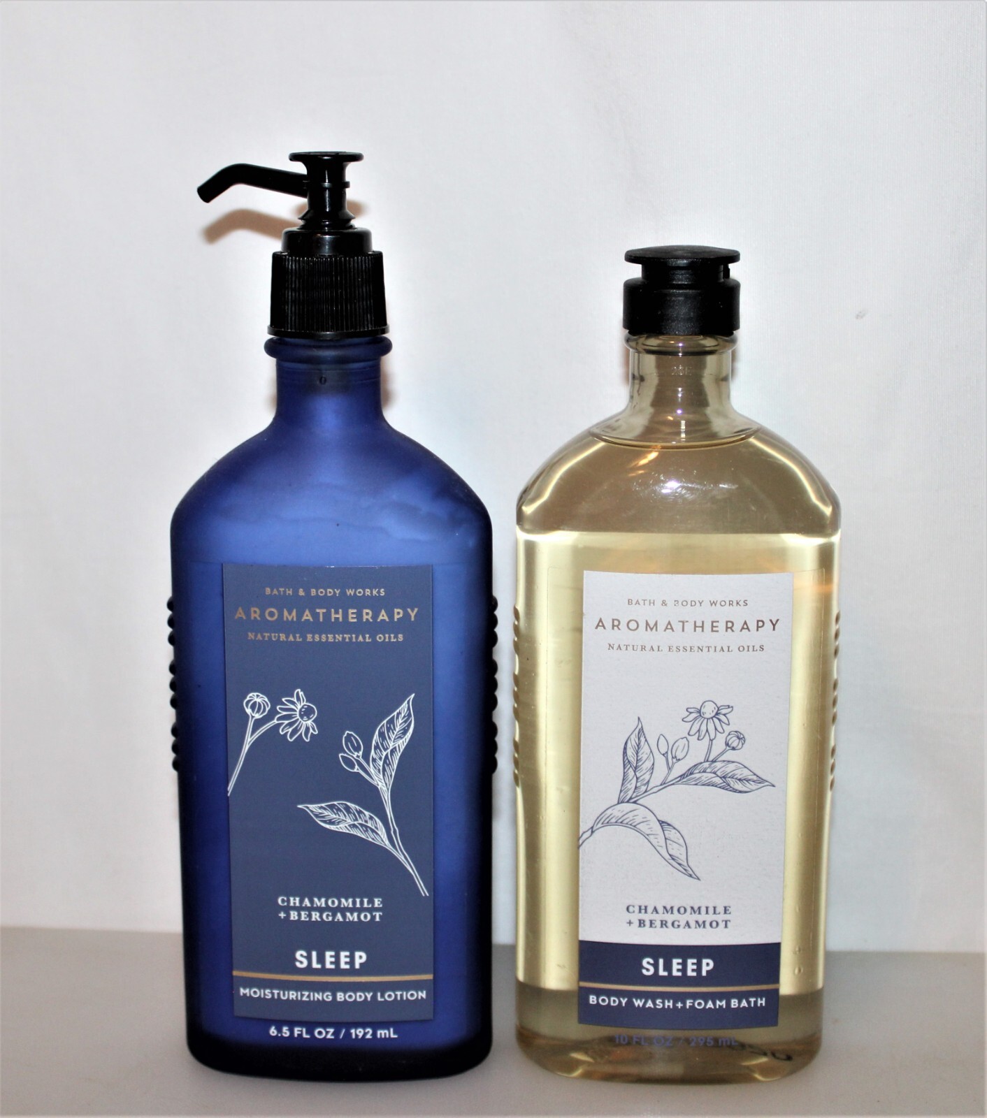 BBW Aromatherapy Sleep Chamomile + Bergamot Body Wash & Form