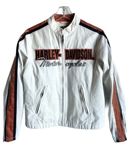 Harley-Davidson コットンジップジャケット　ホワイトベージュ　レア $_12.JPG?set_id=880000500F