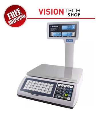CAS S2000Jr, LCD, Pole Price Computing Scale 30 x 0.005lb, NTEP, Legal for Trade