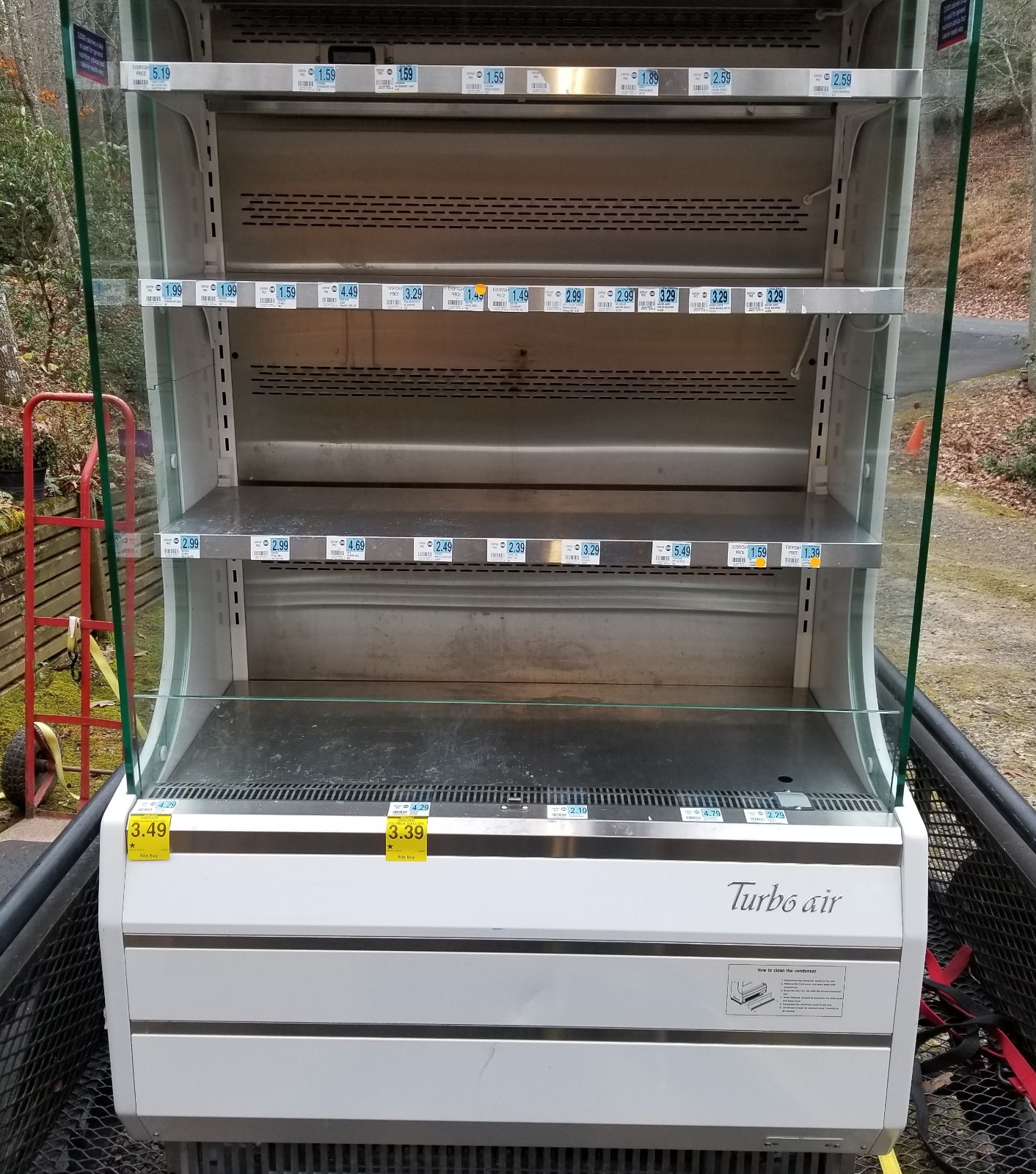 Turbo Air TOM-40 Commercial Open Display Refrigerated Merchandiser