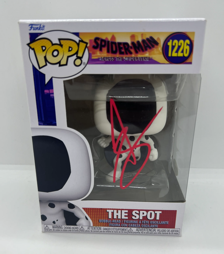 Jason Schwartzman Signed The Spot Funko Pop Spider-man Spiderverse