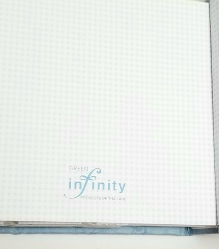 Stephan Baby Photo Album MY BABY Footprints Blue Keepsake 100 Pictures 4x6