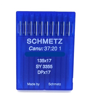 10 SCHMETZ  135X17 SIZE#25/200 INDUSTRIAL SEWING MACHINE NEEDLES DPX17 SIZE #25