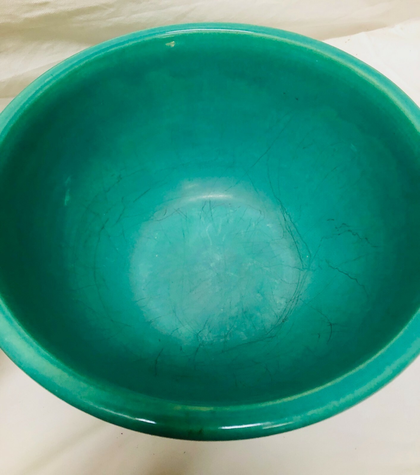 Vintage 1940's Bauer Ringware Nesting Mixing Bowls Set of 5