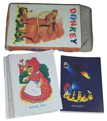 Donkey Snap Card Game.  Small Cards for Small Hands.  Mini Deck