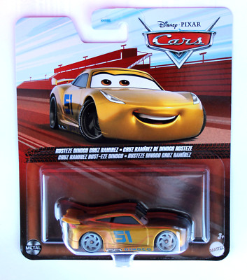 Disney Pixar Cars 2024 Rusteze Dinoco Cruz Ramirez Metallic  Imperfect Package