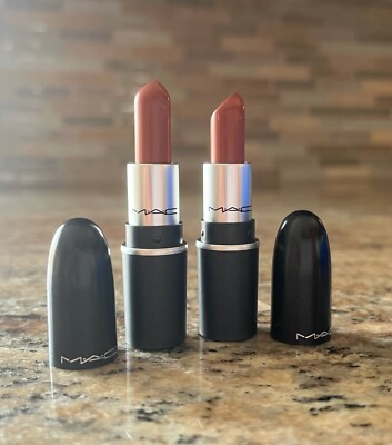 2x MAC Satin Lipstick - 813 MOCHA Travel size