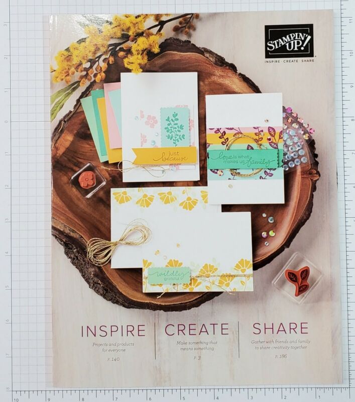 Stampin Up Catalog 2020 - 2021 Annual rubber stamp ideas crafting card samples