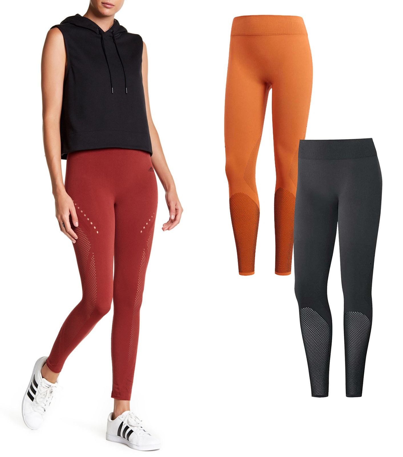 

Женские облегающие леггинсы Adidas Warp Knit Adidas Sport с высокой посадкой НОВИНКА