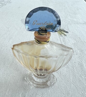 Vintage Mini 1978 Guerlain Paris Shalimar Perfume Empty Bottle