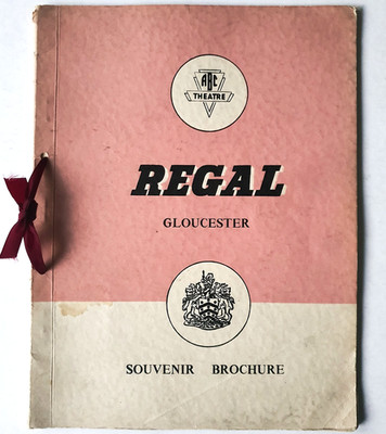 Regal Gloucester Cinema Souvenir Brochure Mappe Theatre Film Memorabilia 1956