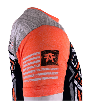 American Fighter Men's T-shirt Hunter Crew Neck Athletic Panel tee XS-4XL