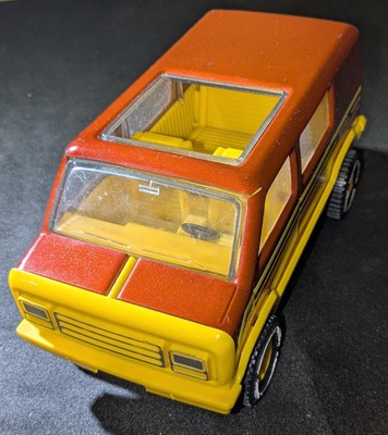 Vintage Tonka Die cast 70 s Van With Sunroof And Open Back Door Free Shipping 