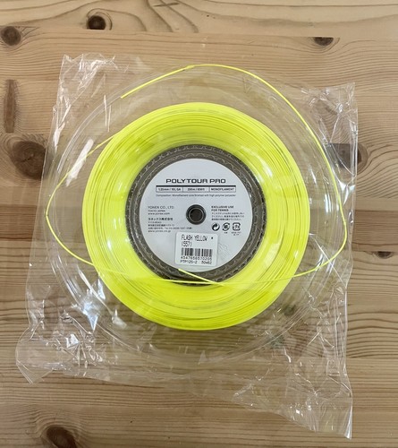 Yonex Poly Tour Pro 16L Reel (1.25mm PTP 125 Tennis String) Full 200m 656ft. New