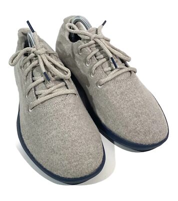 Allbirds Wool Runners WR Men s Kotare Sand/Navy Sole Comfort Athletic Shoes