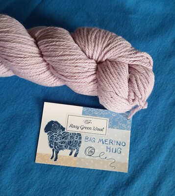 (199€/kg): 100g Rosy Green BIG MERINO HUG, Fb. 126 Pfingstrose  #4496