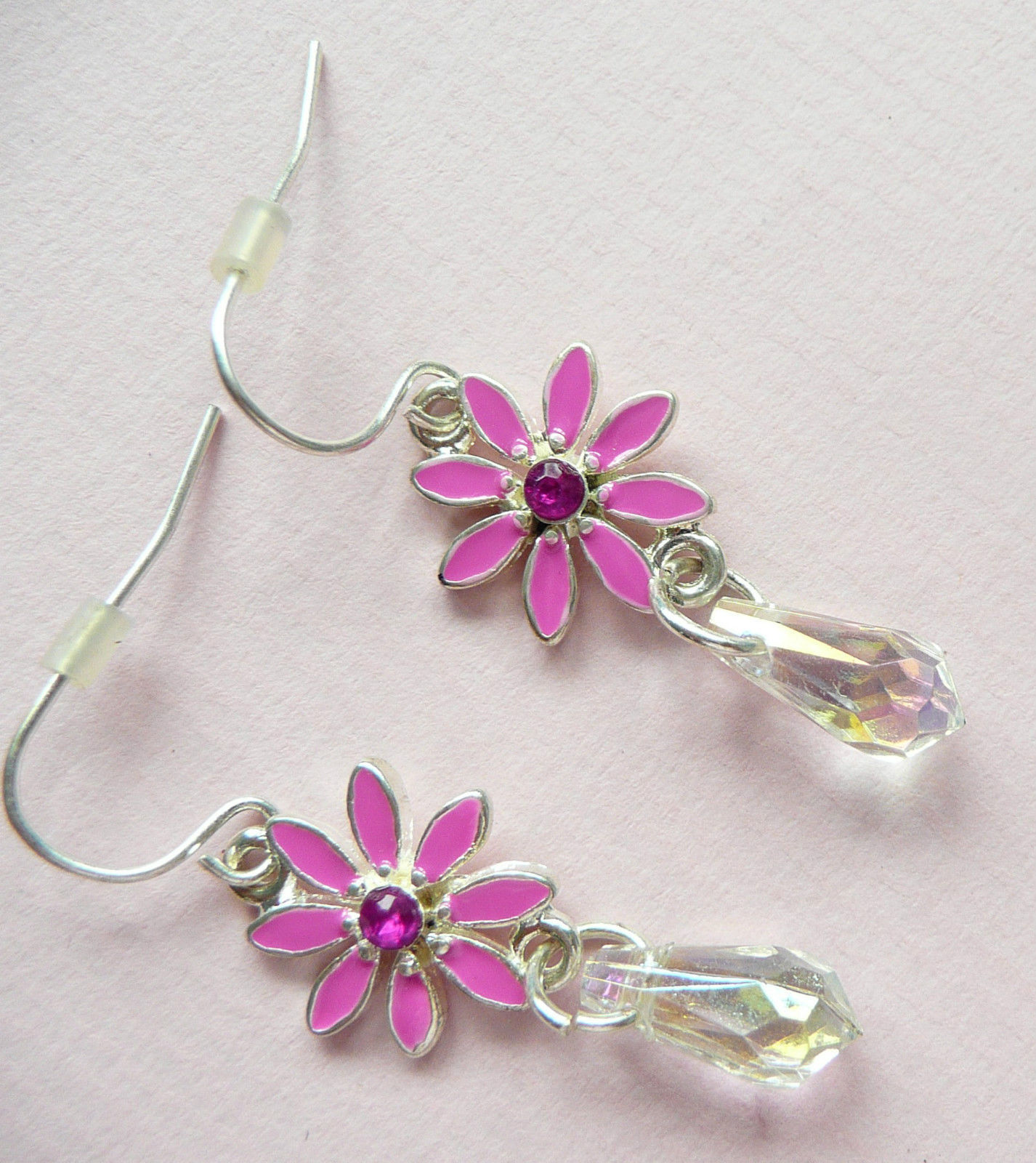 Pink Costume Earrings
