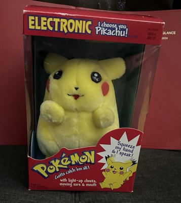 NEW in box I Choose You Pikachu Plush Electronic Pokemon