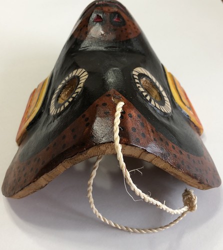 NEW Hand Carved Painted/Stained Guatemalan Monkey Mask, Authentic Mayan Folk Art