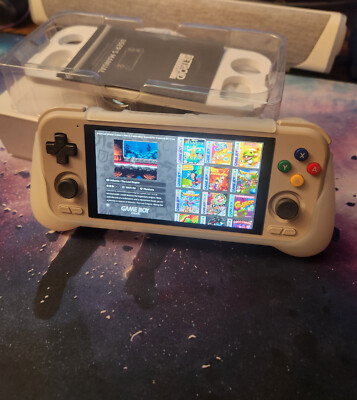 Retroid Pocket 4Pro Retro Game Handheld Console. With Grip