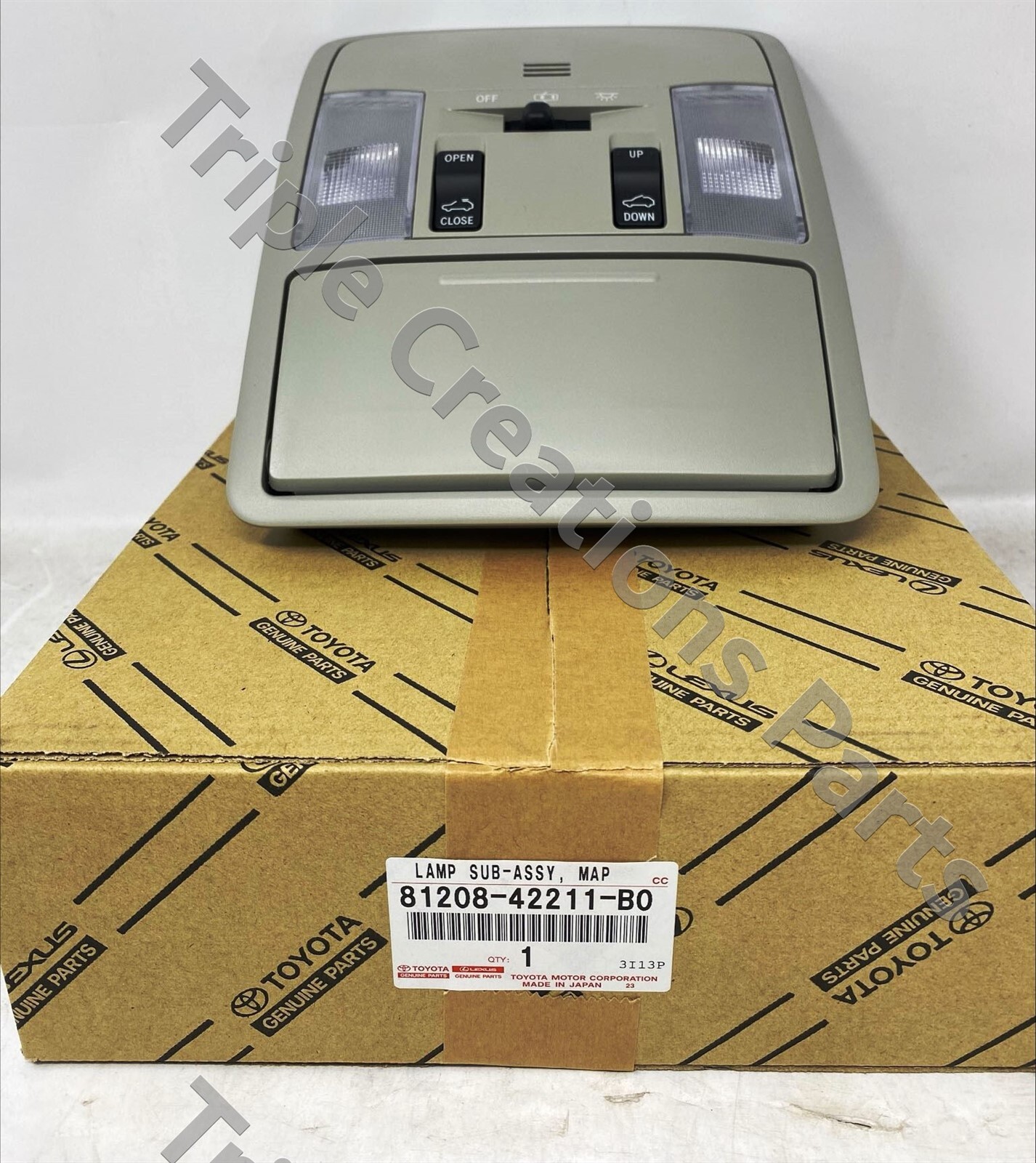 ココ Toyota Genuine 81208-42211-B0 Lamp Sub-Assy Map 8120842211B0