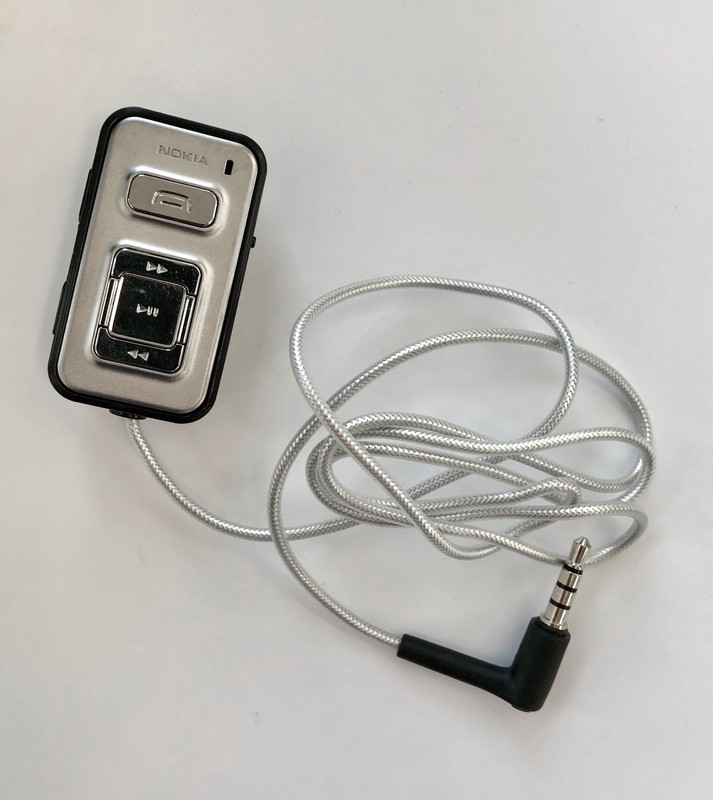 Nokia Remote Audio Adapter, 3,5 Mm Klinke, Ad-43, Silver, Bulk