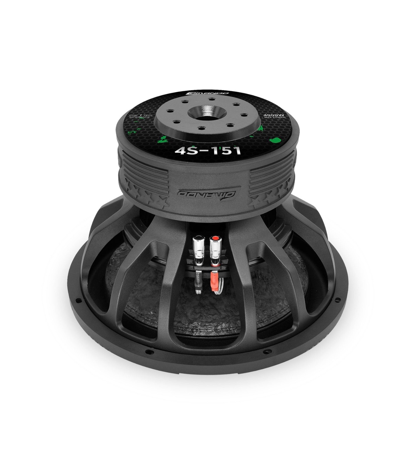 NEW COMANDO AUDIO 4S-151 – Dual 1 Ohms | 4000w Subwoofer