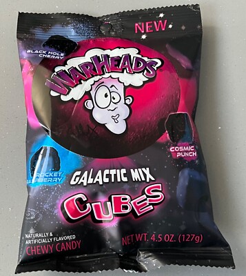 Warheads Galactic Cubes 127g Bag Rare USA Import