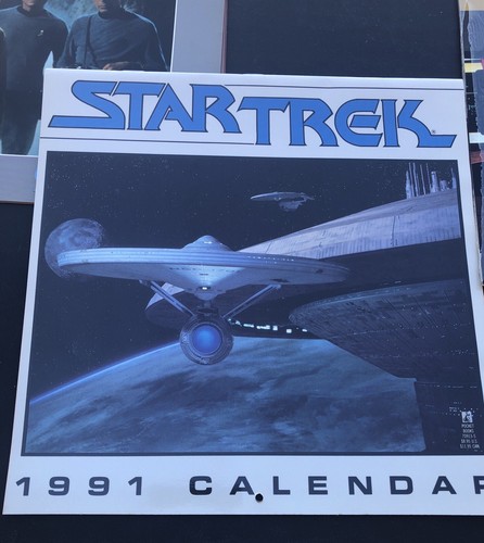 Vintage Unique Lot of 7 Star Trek Calendars 1987 1991 1992 1993  New