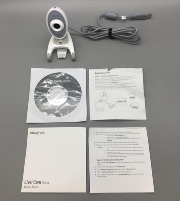 Creative Labs VF0040 White Computer Webcam - D17