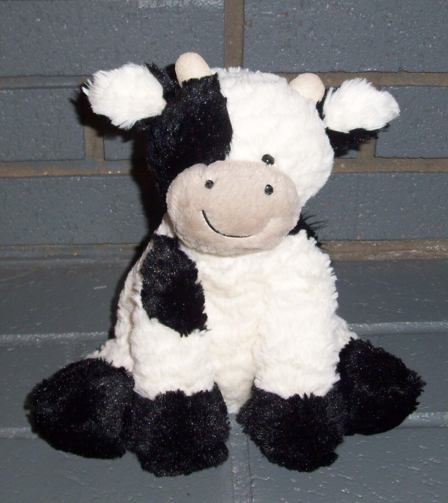 10" Jellycat Fuddlewuddle Cow Baby Calf Farm Soft Plush Stuffed Animal Toy