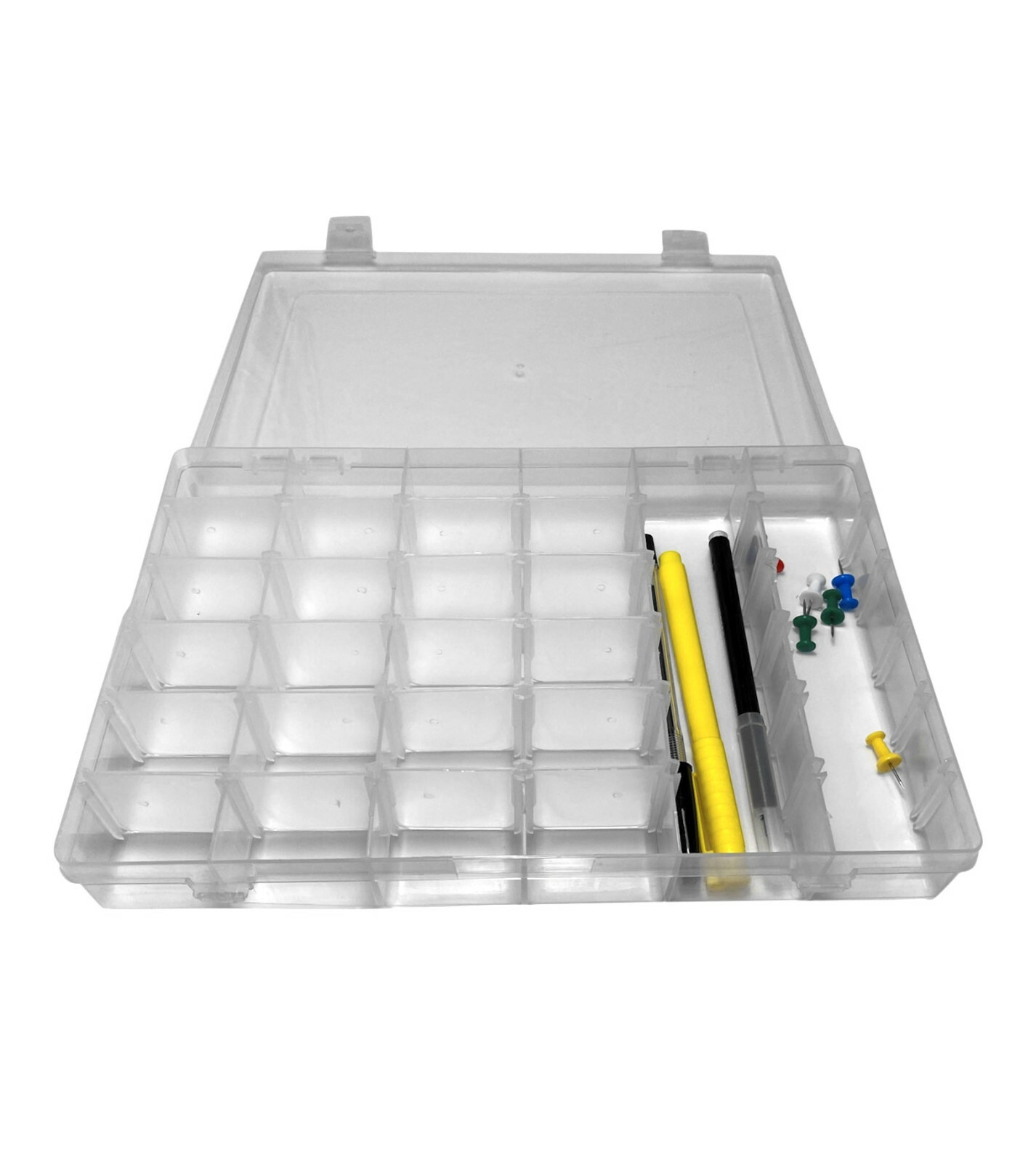 Storage Box Hard Plastic Adjustable Compartment Slot Plastic Craft