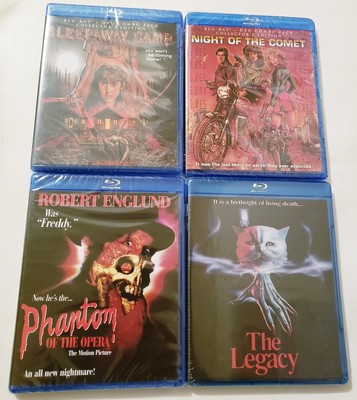 NEW ~ Sleepaway Camp ~ Night Comet ~ Phantom Opera ~ Legacy ~ Blu-ray Scream LOT
