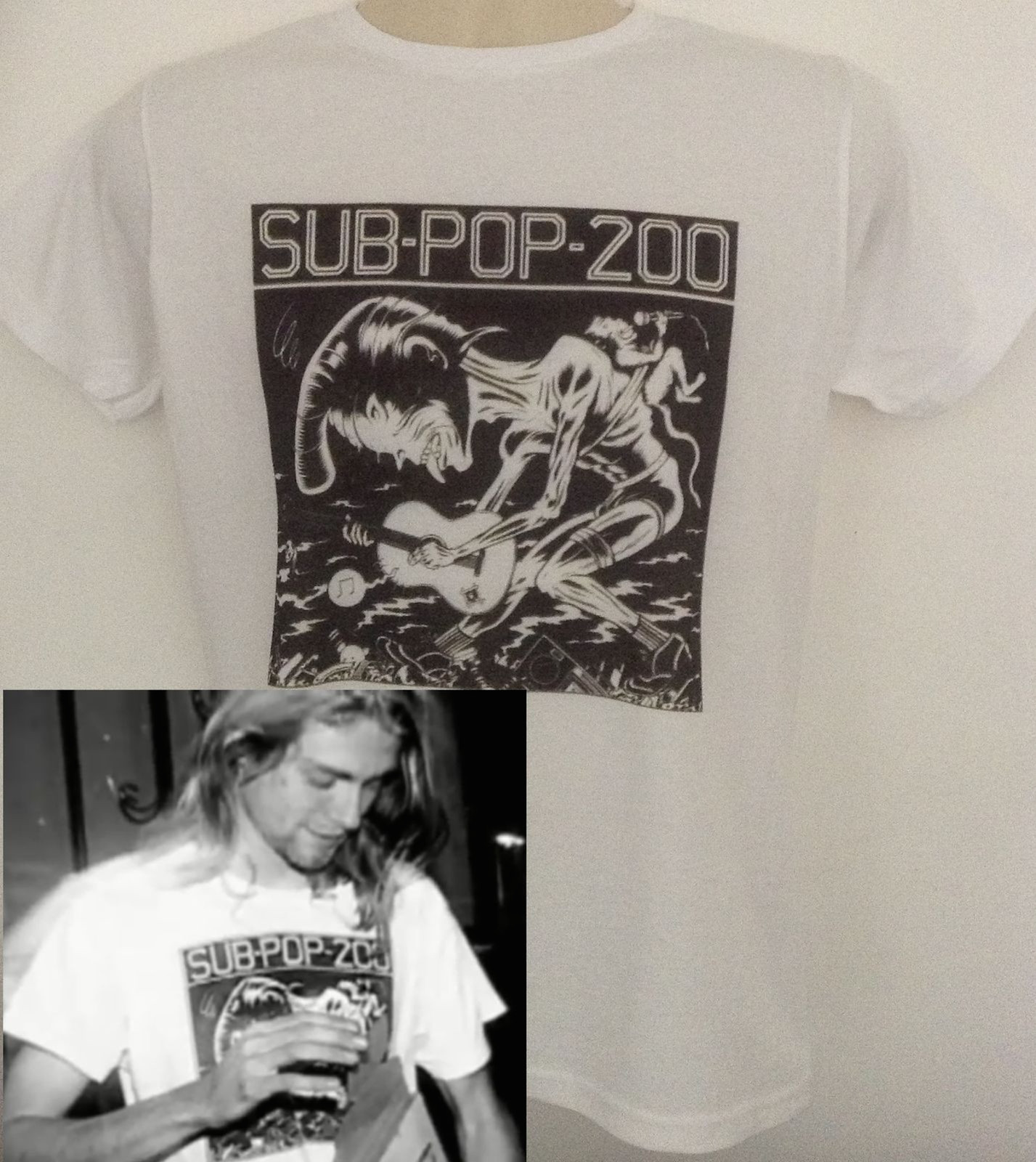 希少90'S NIRVANA SUBPOP Tシャツ ヴィンテージ XL