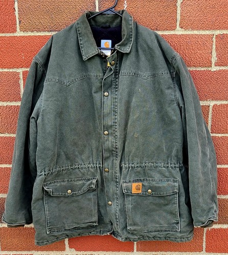 Men's Vintage Carhartt C46 MOS Work Jacket Size XL Regular