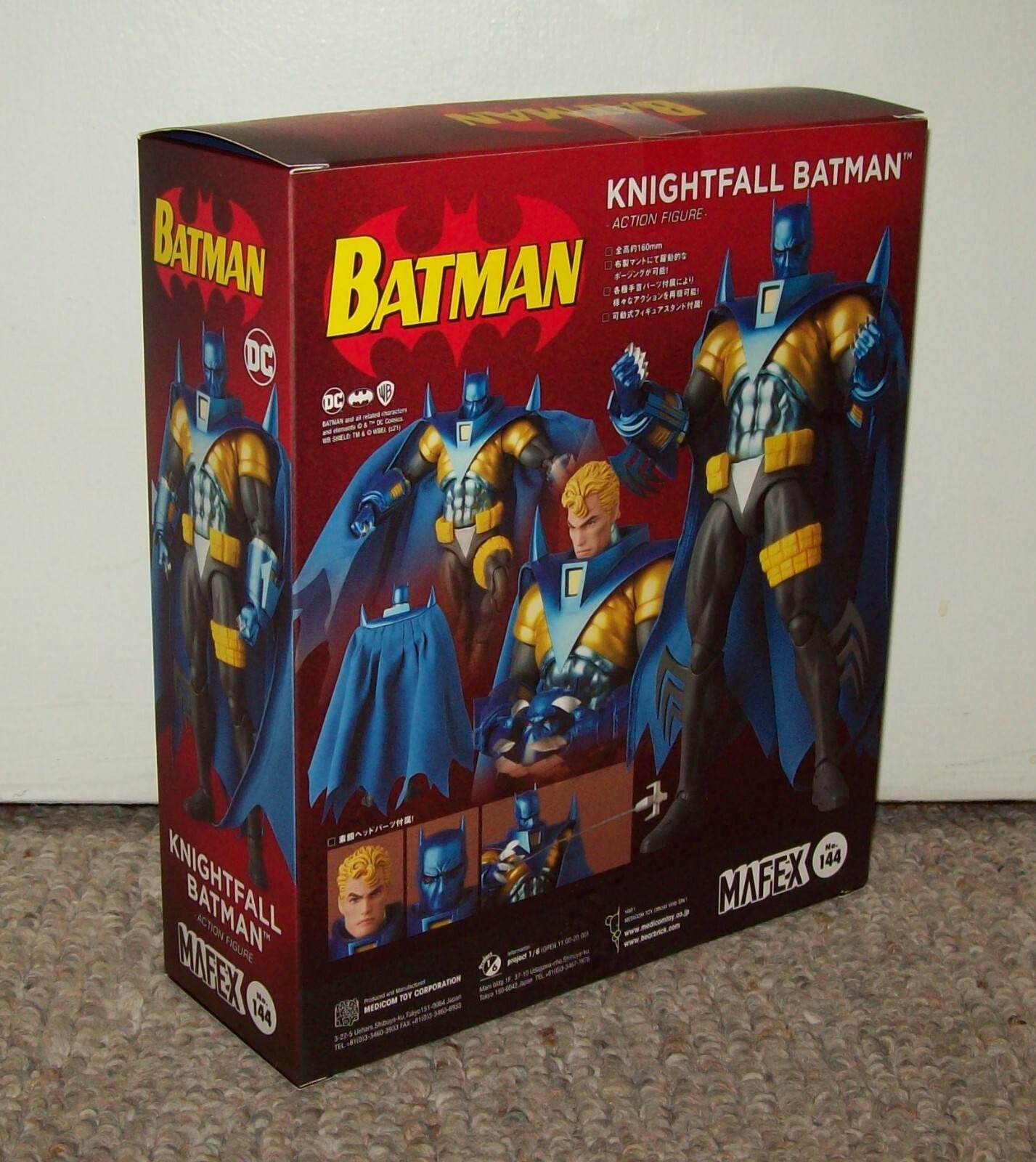 Misb Medicom Toy | Batman Knightfall Mafex No.144 Dc Azrael Misb Medicom Toy | Batman Knightfall Mafex No.144 Dc Azrael