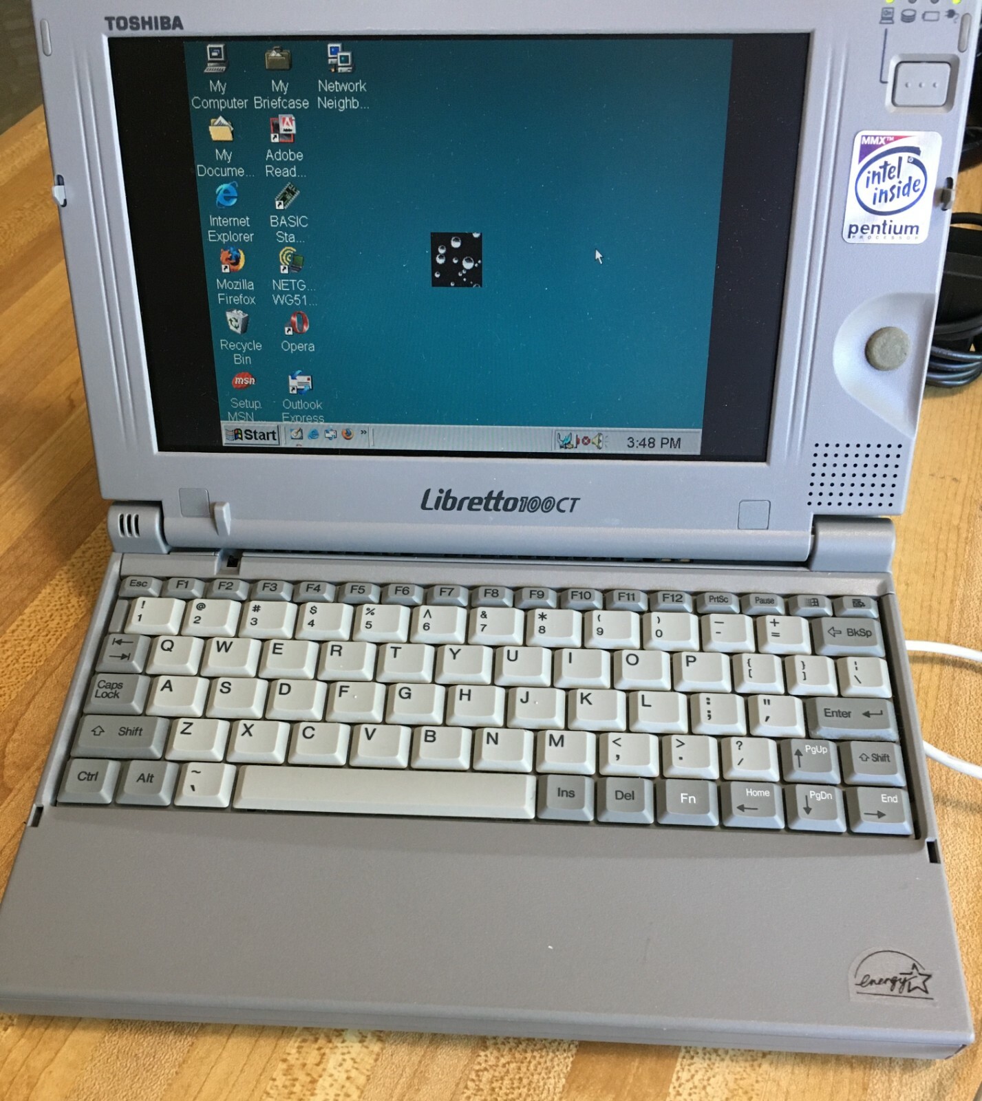Toshiba Libretto 100CT z systemem Windows 98se na