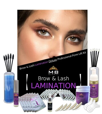 Eyelash & Brow Perm Lift Kit Lash Kit Semi-Permanent Curl With Keratin Serum USA