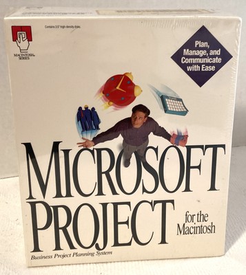 Vintage Microsoft Project for the Macintosh Sealed Version 3.0