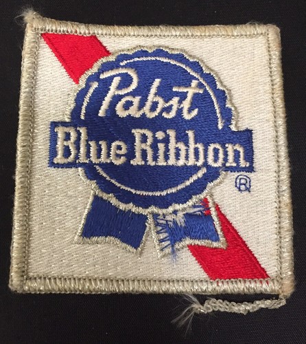 Pabst Blue Ribbon Vintage Sewn On Patch