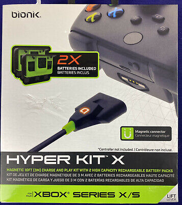 Bionik Hyper Kit X 2x 1200 mAh Rechargeable Battery Packs for Xbox Series X/S