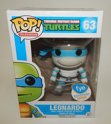 Funko Pop! Television: Teenage Mutant Ninja Turtles 63 Leonardo f.y.e. Exclusive