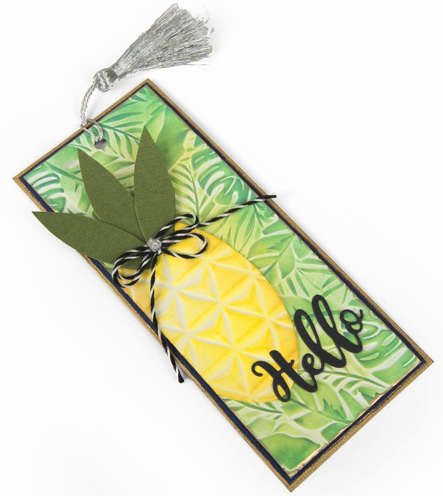 Sizzix 3D Embossing folder Tropical Leaves #662827 Retail $11.99 by C. Chilson