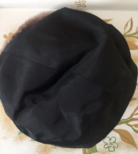 Vintage Genuine Mink Hat - Gorgeous Smokey Gray