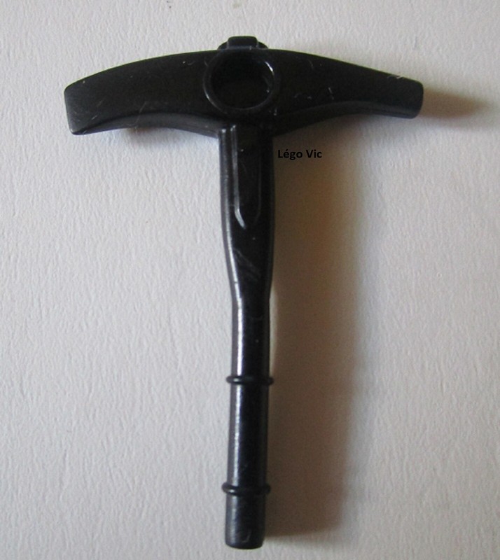 Lego X671 Fabed10 Pickaxe Black Hache Du Fabuland 3638 3642 3797 3682 Moc A27