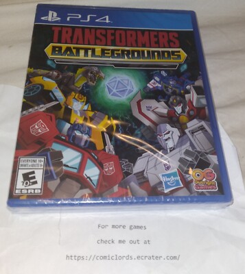 Transformers Battlegrounds (Sony PlayStation 4 2020) FACTORY SEALED PS4